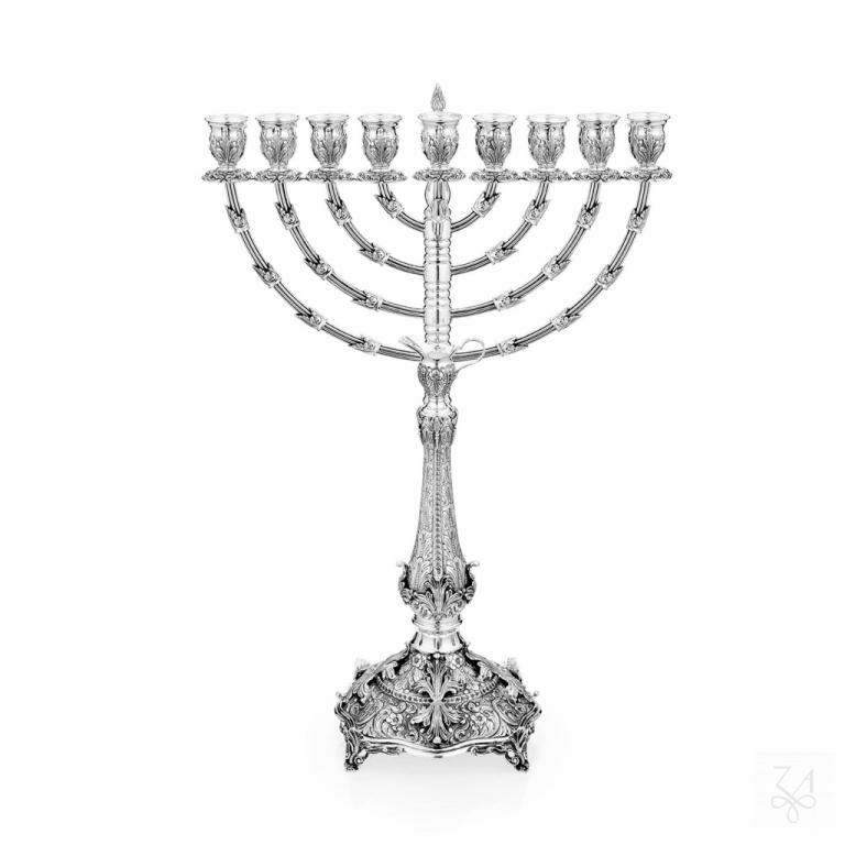 Menorah - Mod. Square Signature, 9 Lights