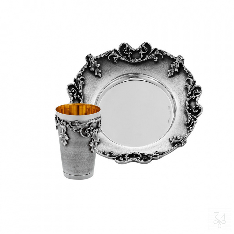 Kiddush Set - Mod. Ornament