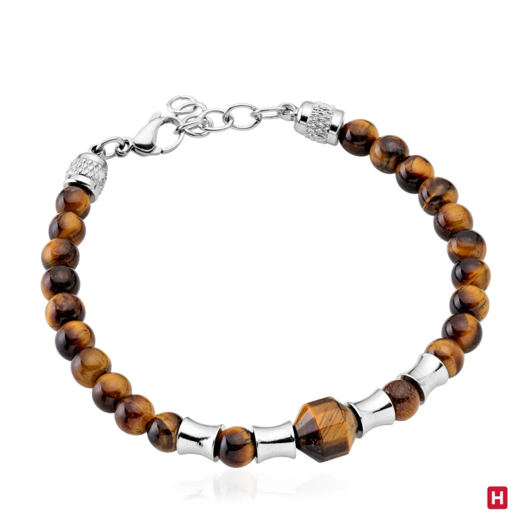 Pulseira Hassu Stone - Pulseira aço - Pulseiras de verao - Pulseiras masculinas portugal