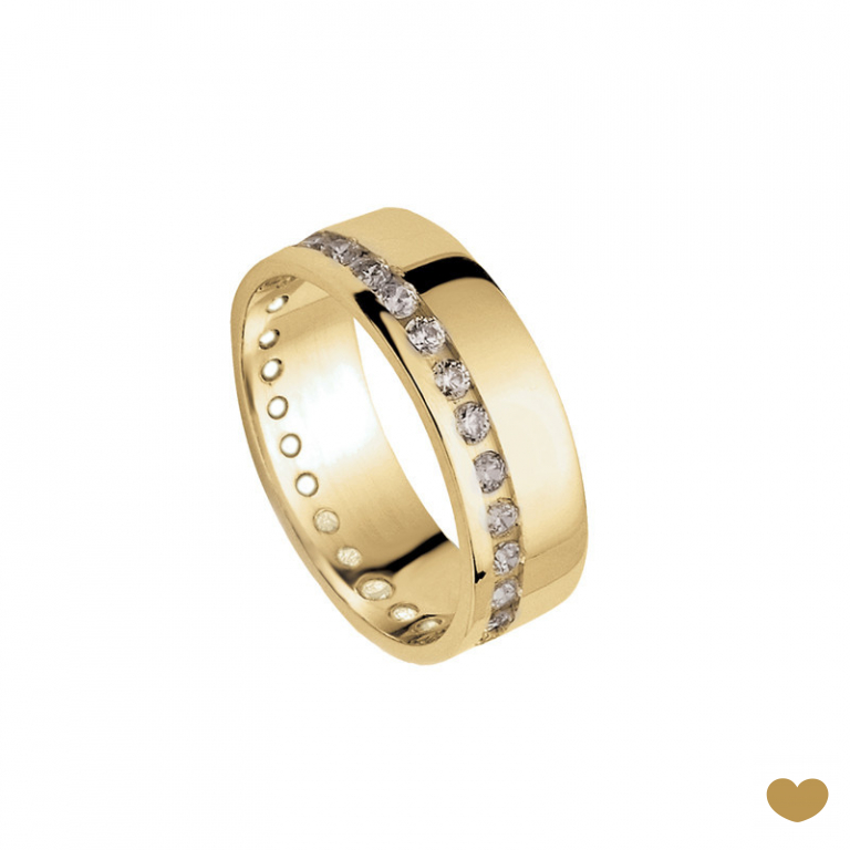 Aliança Passion Gold 19.2k - 6.2 mm