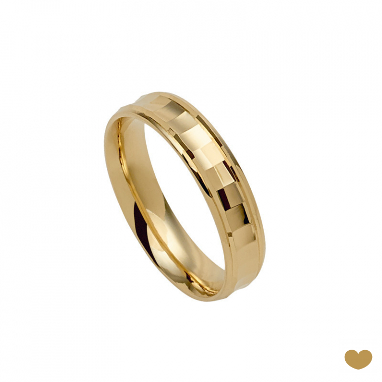 Aliança Passion Gold 19.2k - 4.5 mm