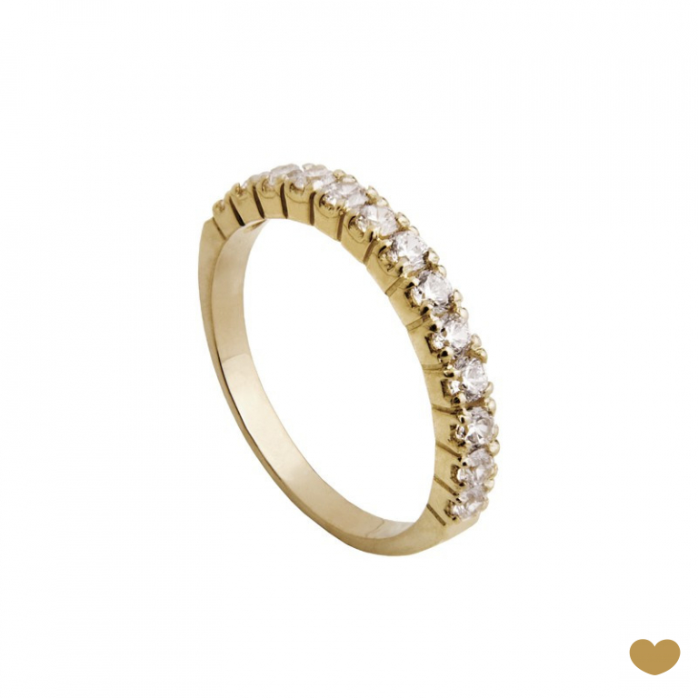 Anel Memória Passion Gold 9k