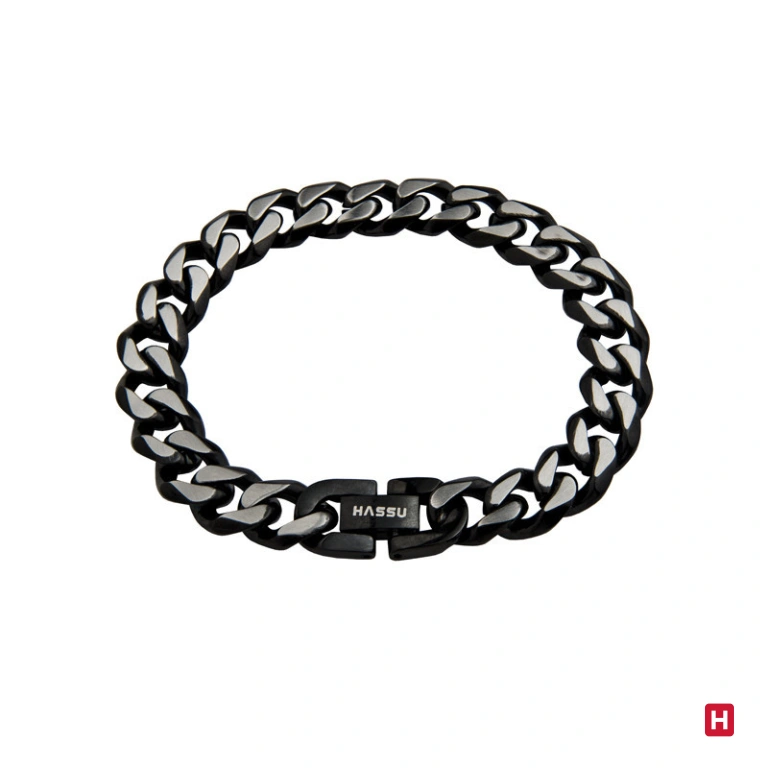 Pulseira Hassu Chain Dark - Pulseira corrente homem - Pulseiras masculinas portugal