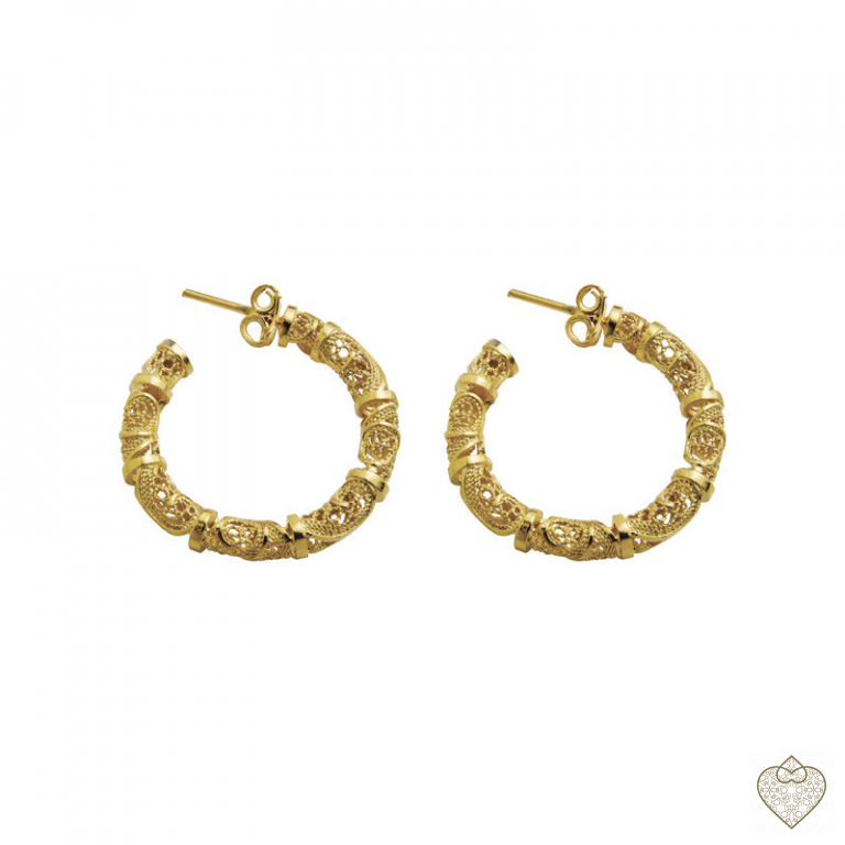 Hoops Filigree Earrings Saudade 1