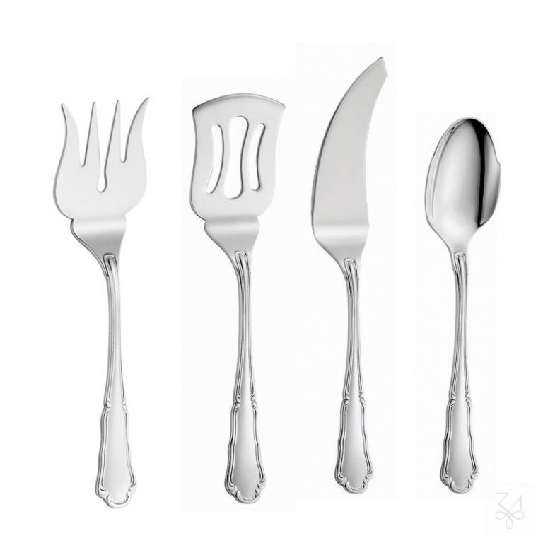 Four Pieces Appetizer Set - Mod. Barocco