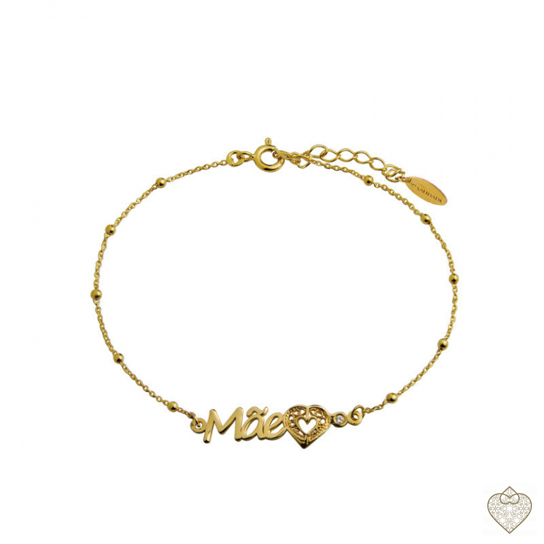 Pulseira Filigrana Saudade - Mãe 1