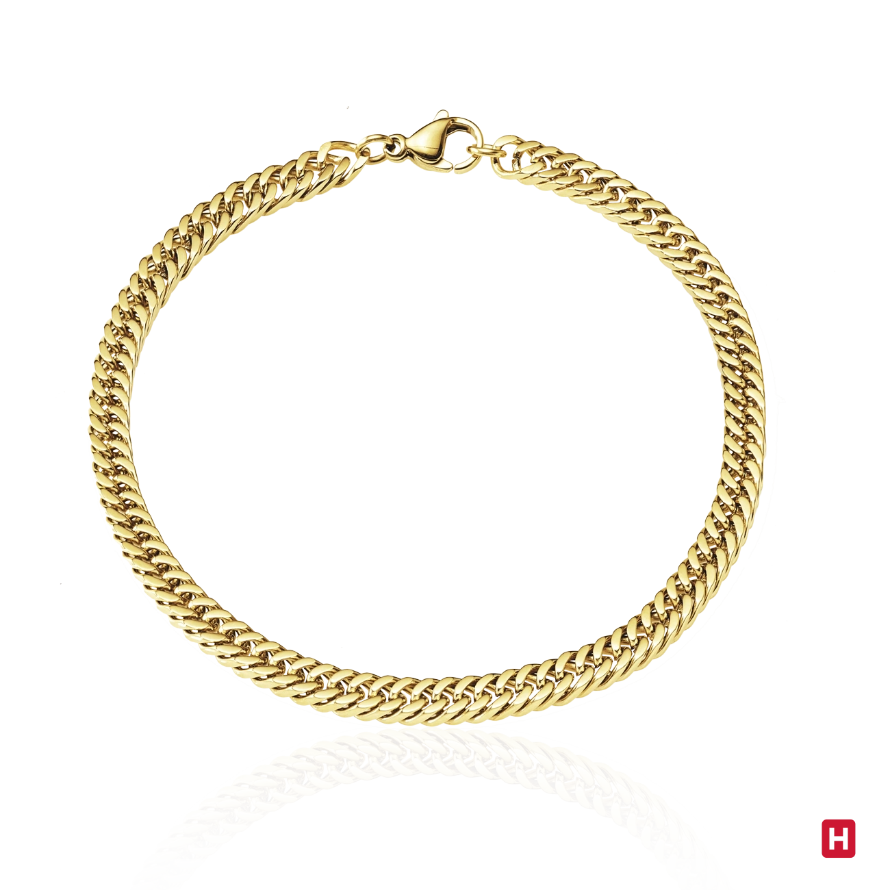 Pulseira Hassu Chain Golden - Pulseira corrente - Pulseira dourada 2