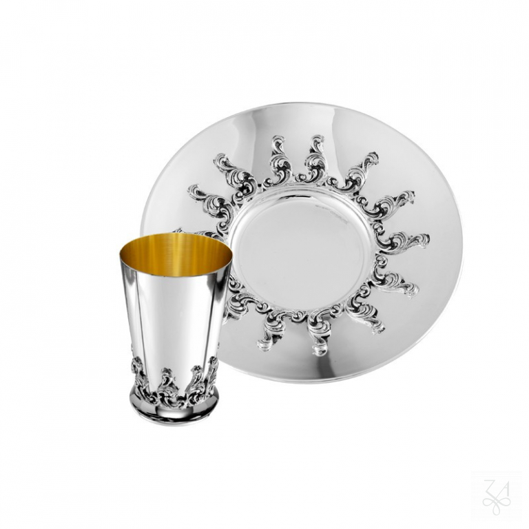 Kiddush Set - Mod. Wave