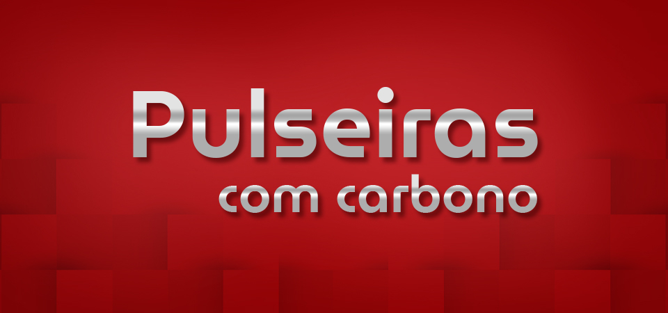 Pulseiras com carbono