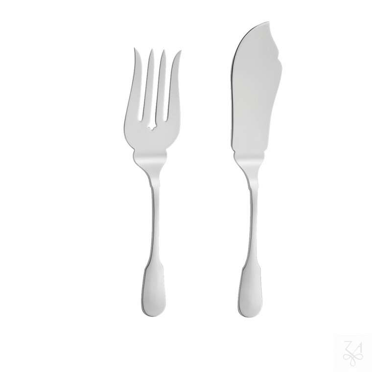 Two Pieces Serving Fish Set - Mod. Cardinale