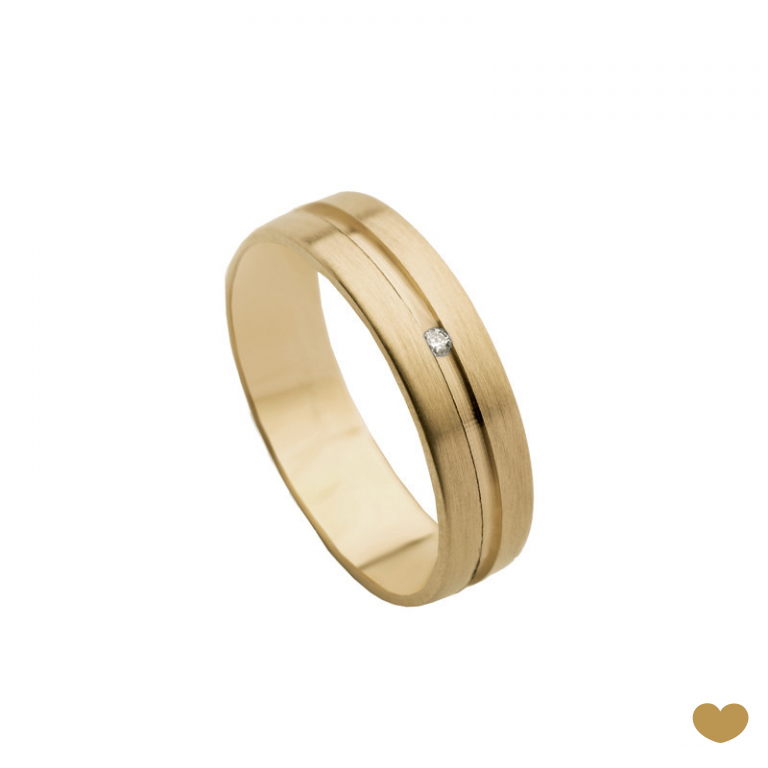 Aliança Passion Gold 9k - 5.1 mm