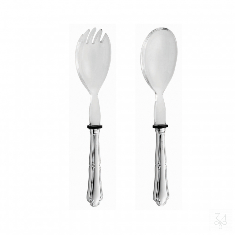 Two Pieces Salad Set w/ Plex - Mod. Barocco