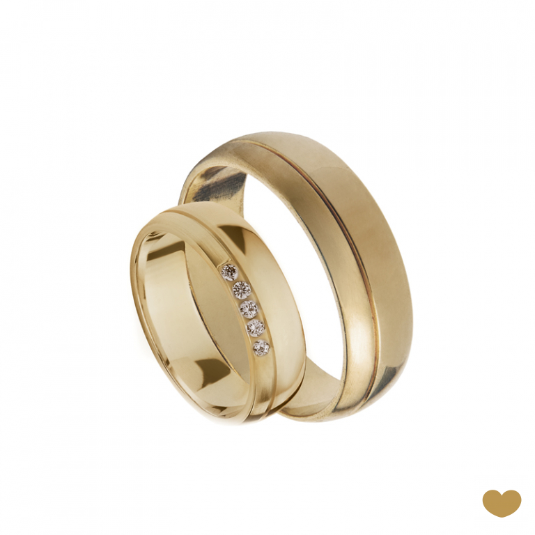 Aliança Passion Gold 19.2k - 6.3 mm 2