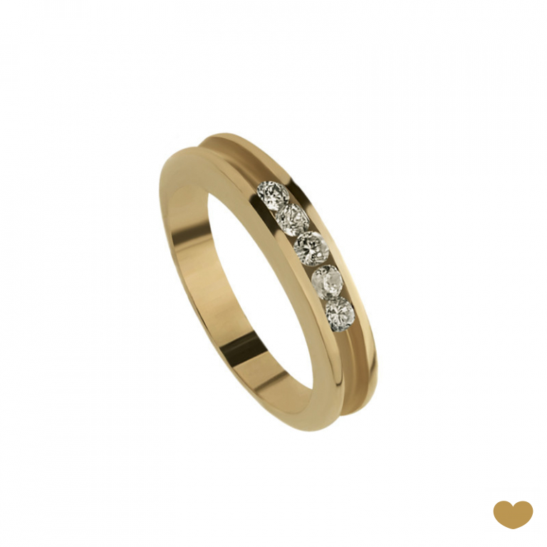 Anel Passion Gold 9k