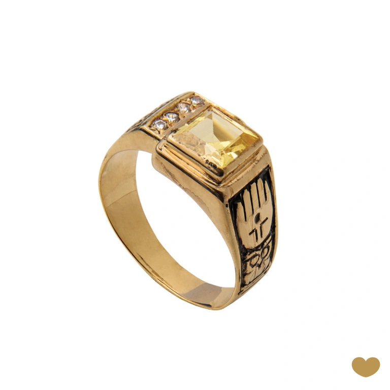 Anel de Curso Passion Gold 9k