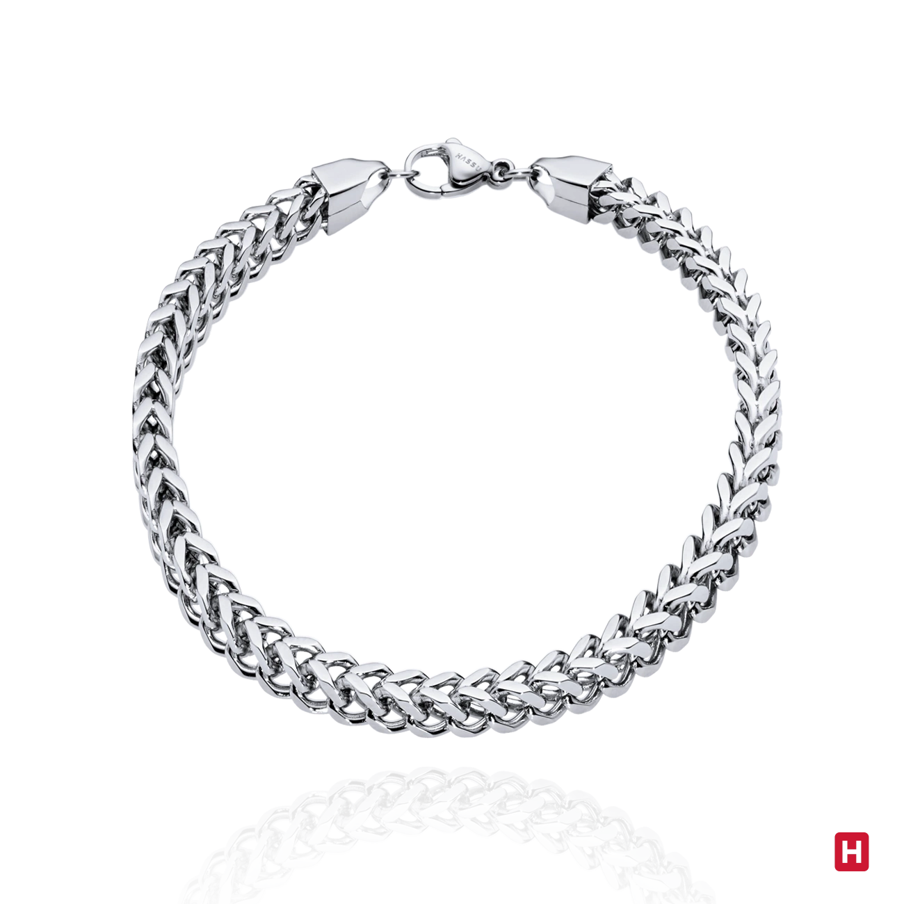 Pulseira Hassu Square - Pulseira aço - Pulseiras homem 3