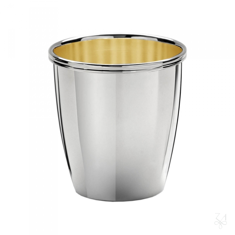 Baby Cup "Bordato", H.-8cm, Gold Plated