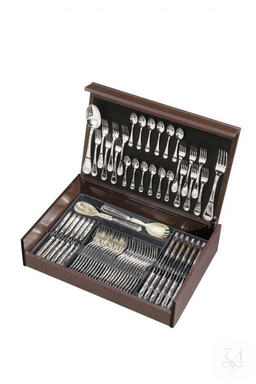 Flatware Wood Chest for 77 pieces Set