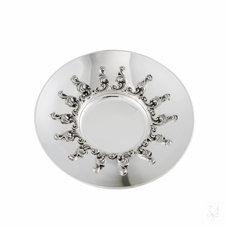 Kiddush Plate - Mod. Wave