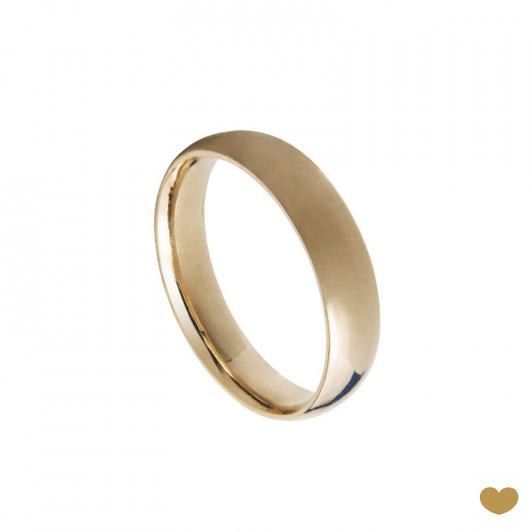 Aliança Passion Gold 9k - 4.5 mm 2