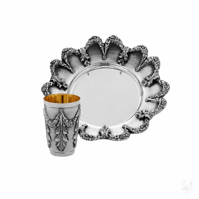 Kiddush Set - Mod. Acanthus