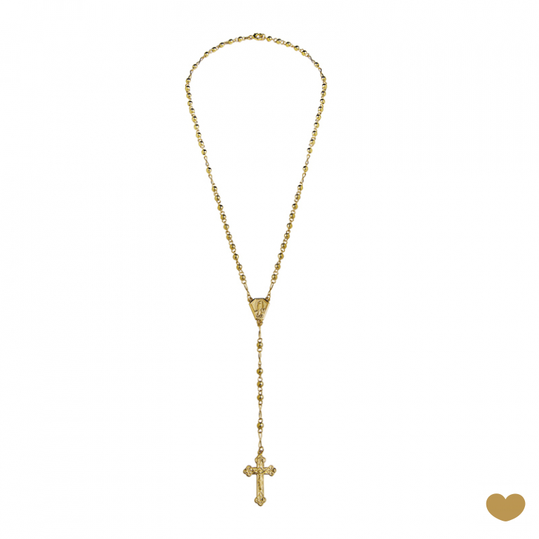 Colar de Terço Passion Gold 19.2k 2