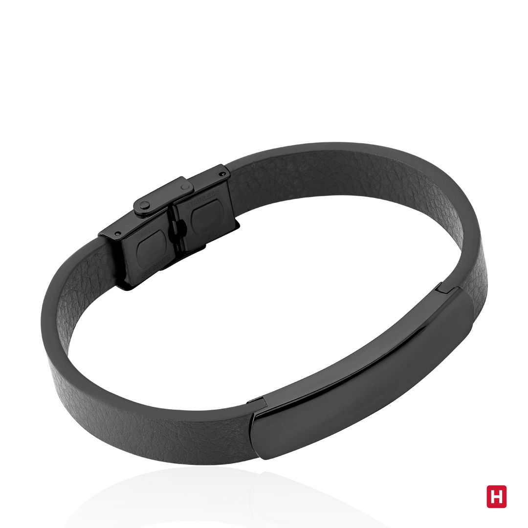 Pulseira Hassu Executive Dark  - Pulseira homem personalizada - Pulseiras homem 2