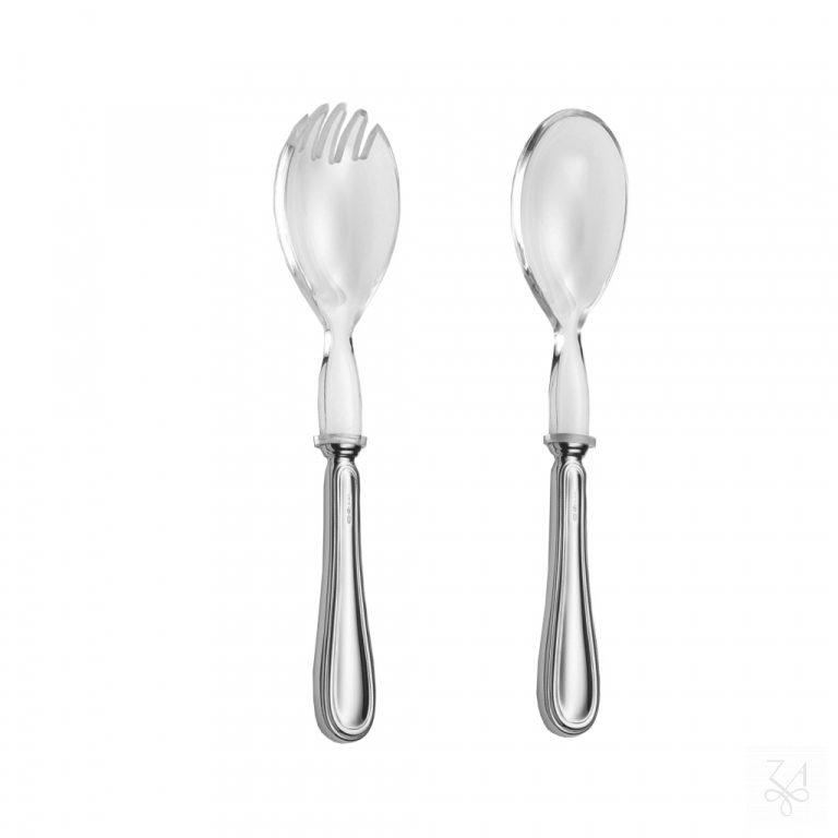 Two Pieces Salad Set w/ Plex - Mod. Inglese