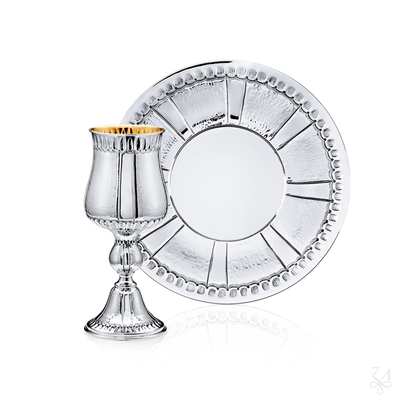 Elijah Cup and Plate Set - Hammered23 4