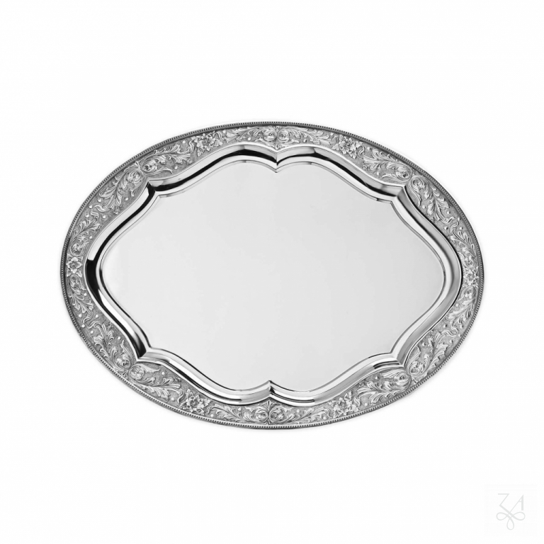 Oval Tray - Mod. Floreale Renascence