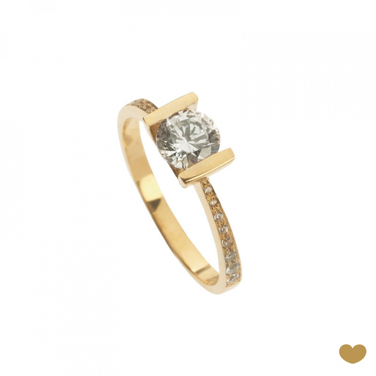 Anel Passion Gold 9k