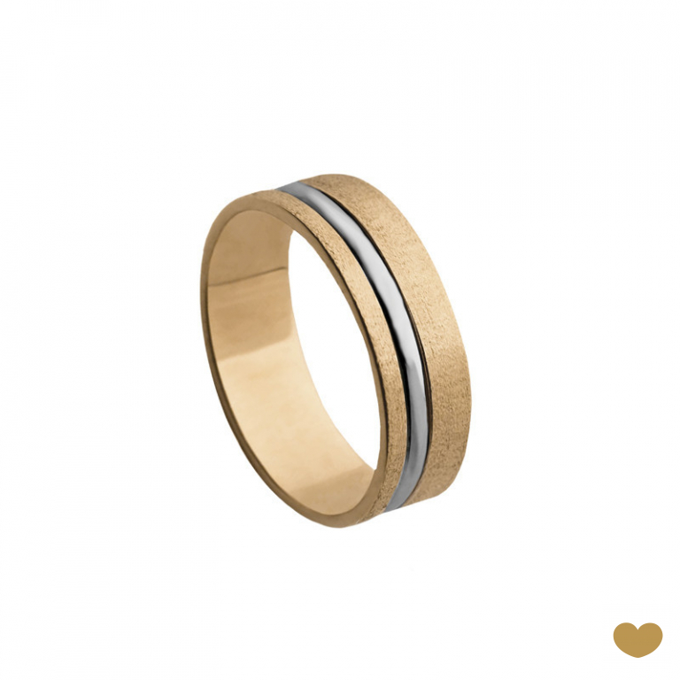 Aliança Passion Gold 9k - 6 mm