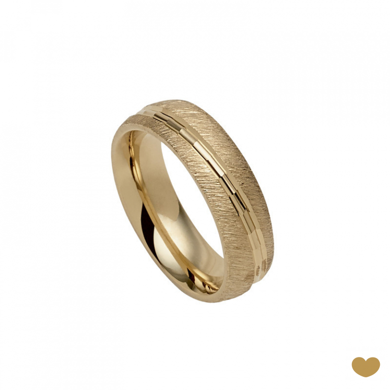 Aliança Passion Gold 19.2k - 6 mm