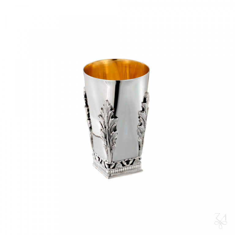 Kiddush Cup H.-10.8cm - Mod.  Acanthus Leaves