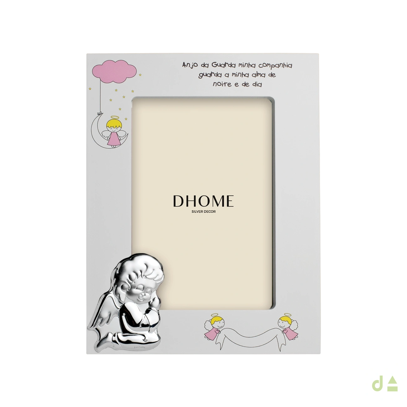 Moldura Dhome Batismo com Anjo 2