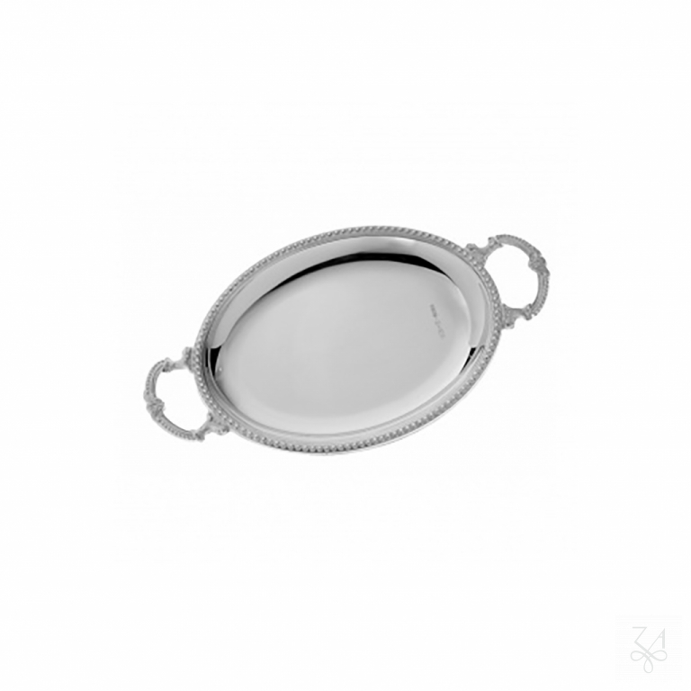 Small Oval Tray - Mod. Impero - 9X7CM - With Handles