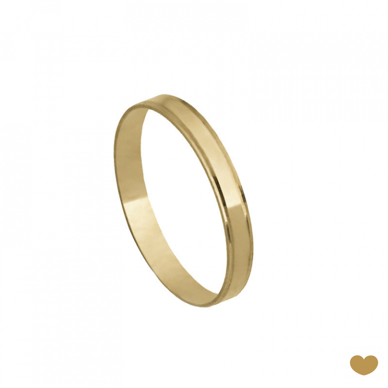 Aliança Passion Gold 19.2k - 2.7 mm