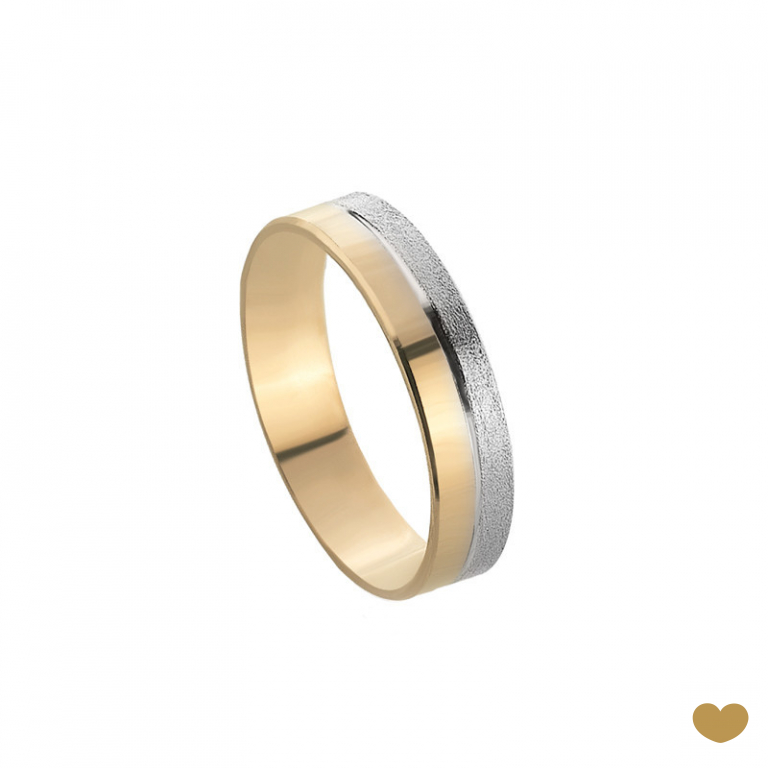 Aliança Passion Gold 9k - 4 mm
