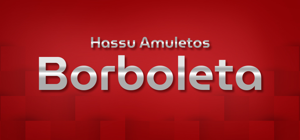 Hassu Amuletos - borboleta