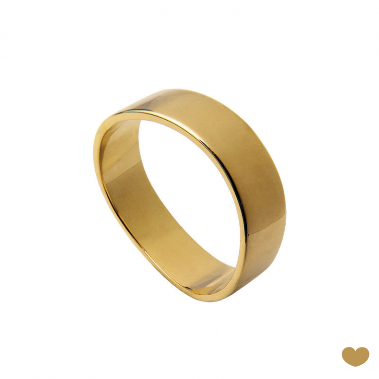 Aliança Passion Gold 9k - 6 mm 2