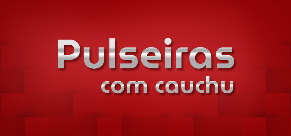 Pulseiras com cauchu