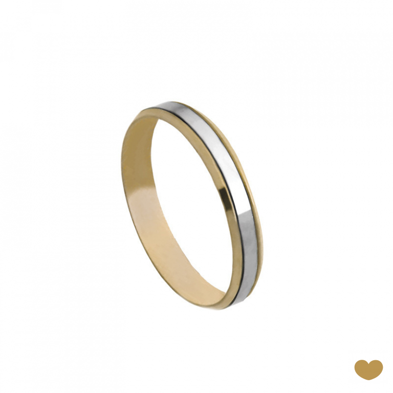 Aliança Passion Gold 9k - 3.7 mm