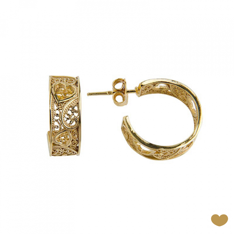 Argolas Filigrana Passion Gold 19k