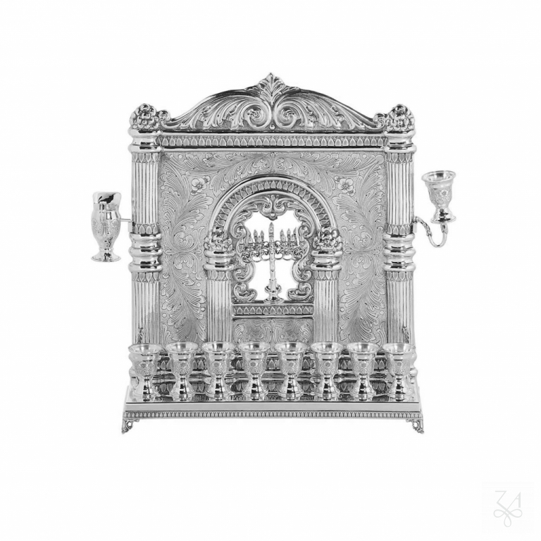 Menorah without back closure - Mod. Lusitana Premium, 9 Lights