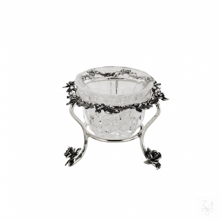 Salt Holder w/ White Crystal