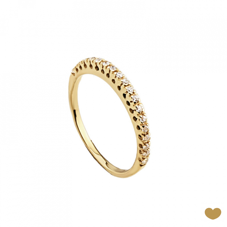 Anel Memória Passion Gold 9k