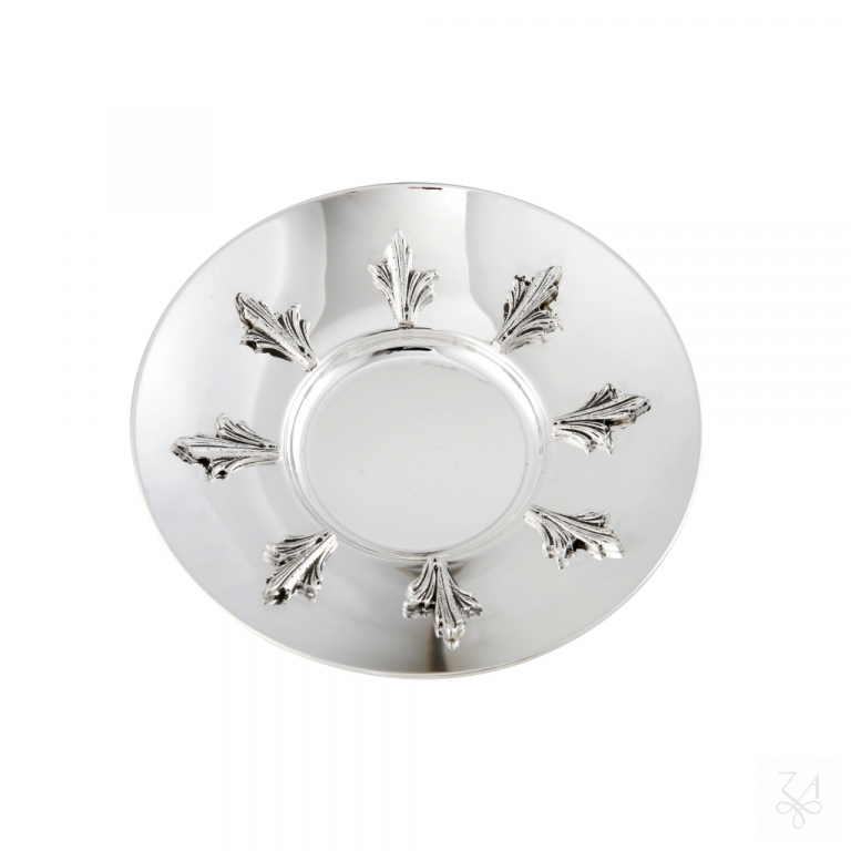 Kiddush Plate  - Mod. Leaf