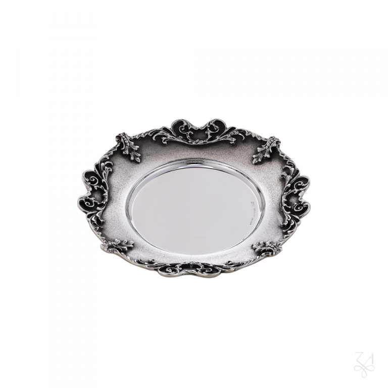 Kiddush Plate - Mod. Ornament