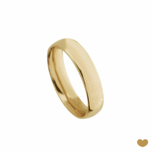 Aliança Passion Gold 9k - 4.5 mm 1