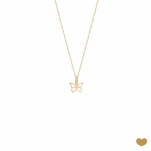 Colar Passion Gold 19.2k Borboleta 1